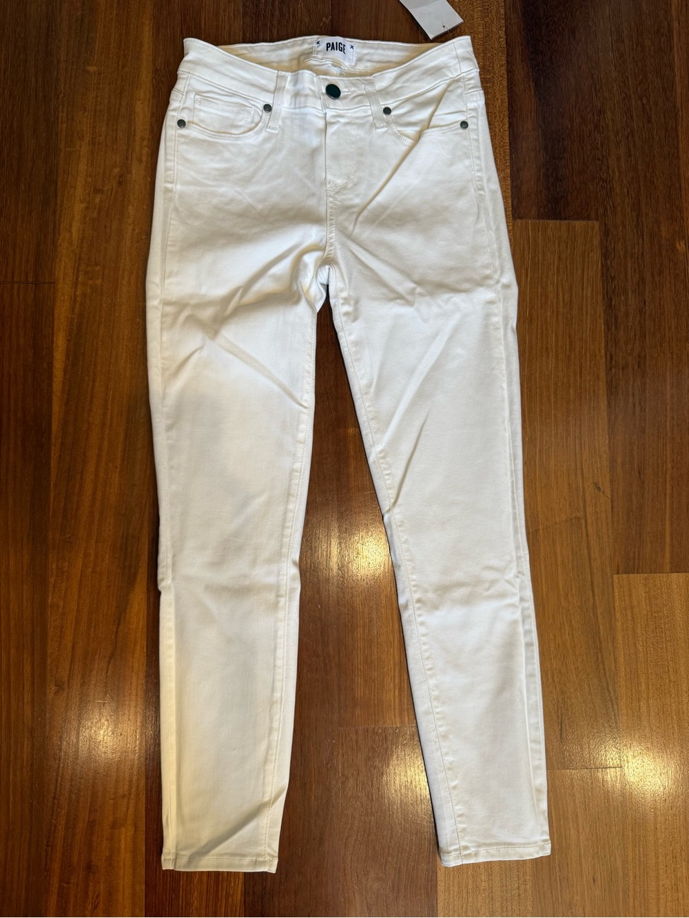 PAIGE Verdugo White Jeans